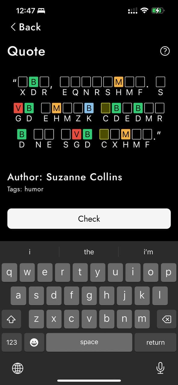 React Native Cryptogram